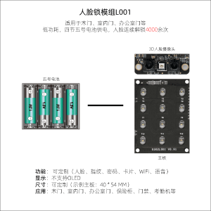 L001室内门锁模组
